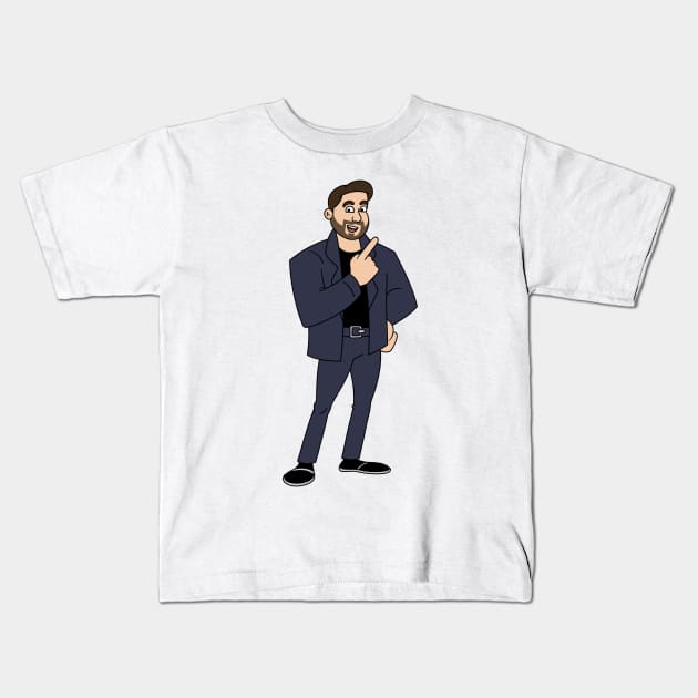 Bob Cartoon Kids T-Shirt by The Bob Culture Podcast